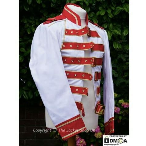 red and white freddie mercury jacket